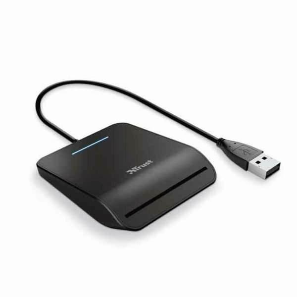 DNI/SIP Kortlæser Trust Primo Plug & Play Sort 1 m Sort