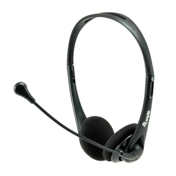 Hovedtelefoner Equip 245305 Sort