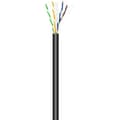 Miniatyrbild 2 av 2: Vattentät utomhus nätverkskabel RJ45 Cat.6 UTP rigid Cca AWG23 Svart 100 m - AISENS - A135-0675