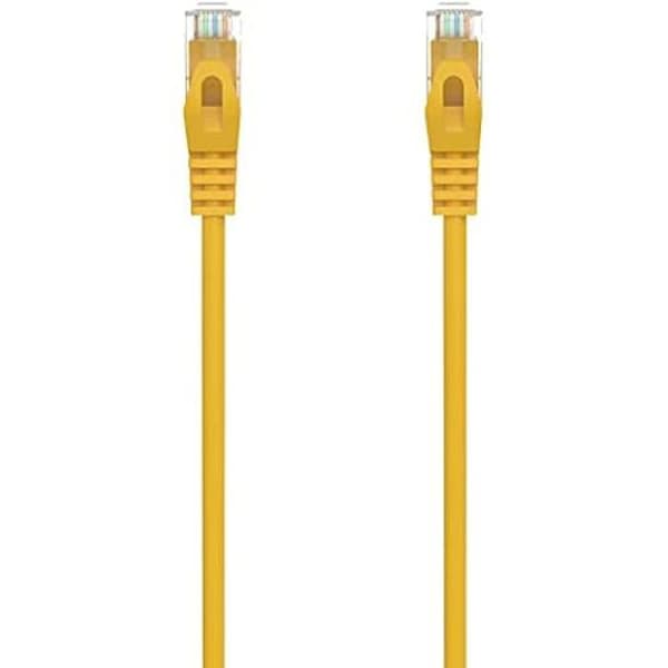 Nätverkskabel - AISENS - A145-0566 - RJ45 - UTP - 1M - CAT.6A LSZH - Gul