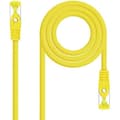 Miniatyrbild 1 av 2: Nätverkskabel - NANO KABEL - CAT.6A SFTP AWG26 - Gul - 30 cm - RJ45
