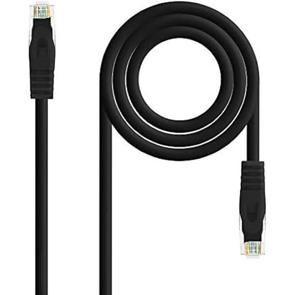 Nätverkskabel - NANO KABEL - CAT.6A UTP AWG24 - RJ45 - 30 cm - Svart