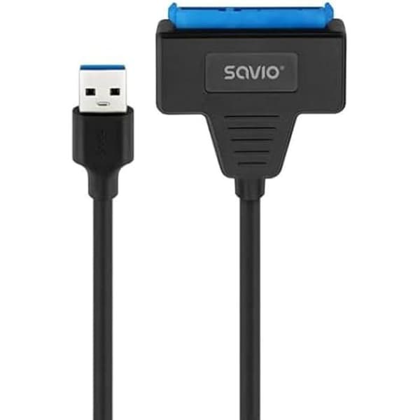USB till SATA-adapter - SAVIO - AK-68 - 25 cm - Multicolor - För hårddisk