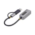Miniatyrbild 3 av 6: USB-kabel Startech C21GA-USB-ETHERNET Grå