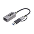 Miniatyrbild 2 av 6: USB-kabel Startech C21GA-USB-ETHERNET Grå