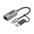 Miniatyrbild 1 av 6: USB-kabel Startech C21GA-USB-ETHERNET Grå