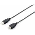 Miniatyrbilde 2 av 2: USB Forlengelseskabel Equip 128852 Svart 5 m (1 enheter)