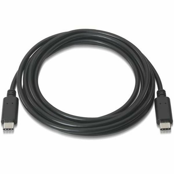 USB-C-kabel Aisens A107-0056 Sort 1 m