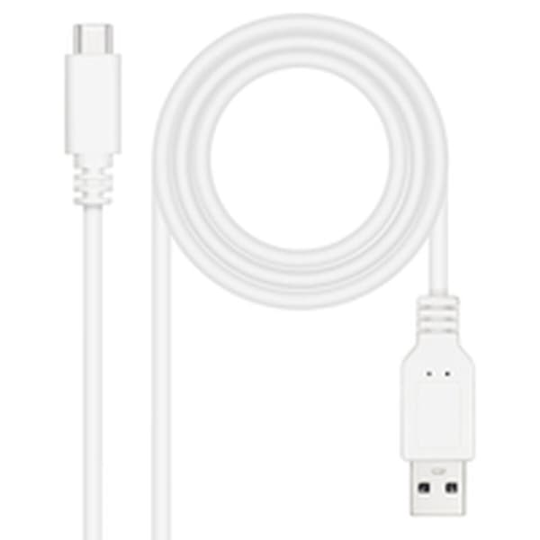 USB 2.0-kabel NANOCABLE Vit 3 m
