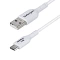Miniatyrbild 1 av 5: USB-kabel Startech USB2AC1MNCWHE Vit 1 m