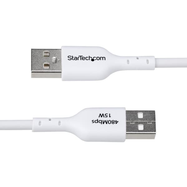 USB-Kaapeli Startech USB2AC2MNCWHE Valkoinen 2 m