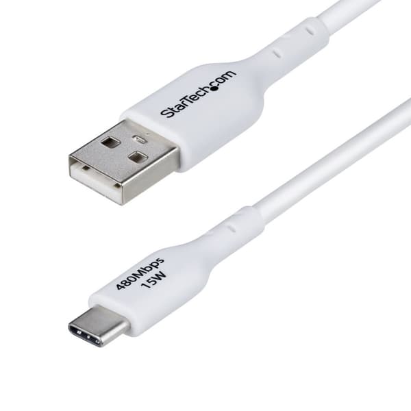 USB-Kaapeli Startech USB2AC2MNCWHE Valkoinen 2 m