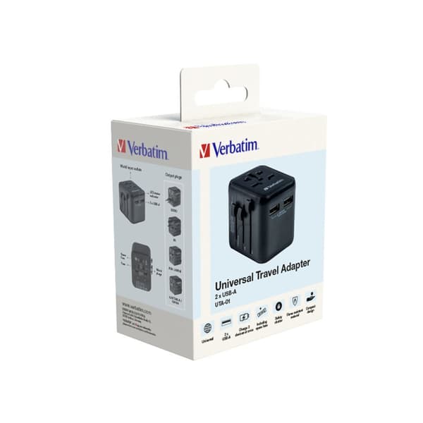 Universal strømreiseadapter Verbatim 49543