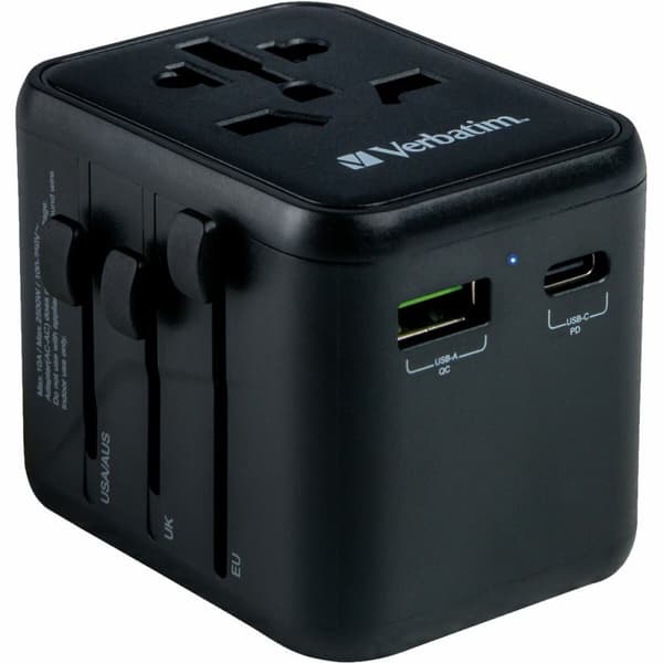 Universal strømreiseadapter Verbatim 49543