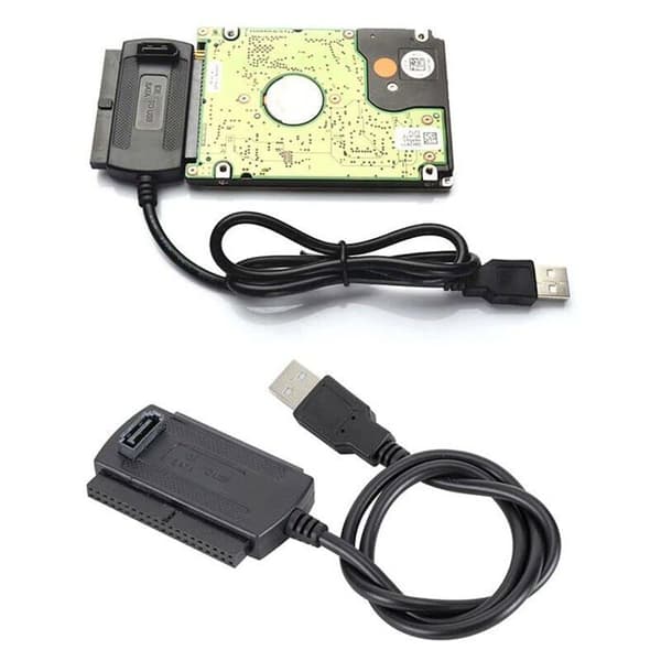USB 2.0 adapterkabel - Flerfärgad - IDE/SATA - 2,5" och 3,5" - Plug &amp; Play - Filöverföring