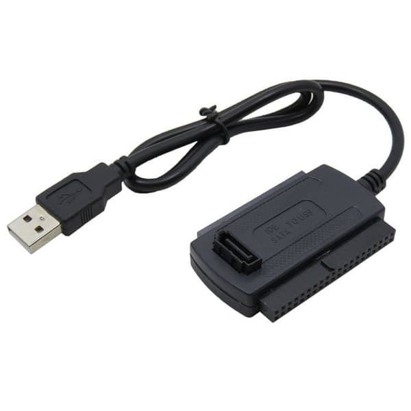 USB 2.0 adapterkabel - Flerfärgad - IDE/SATA - 2,5" och 3,5" - Plug &amp; Play - Filöverföring