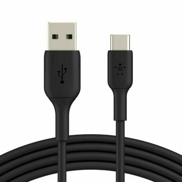 USB A til USB-C Kabel Belkin CAB001BT2MBK Svart 2 m