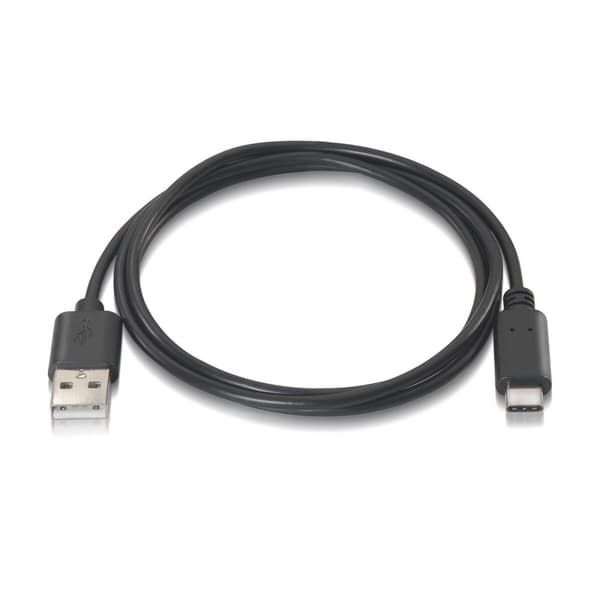 USB A till USB-C Kabel Aisens A107-0052 Svart 2 m