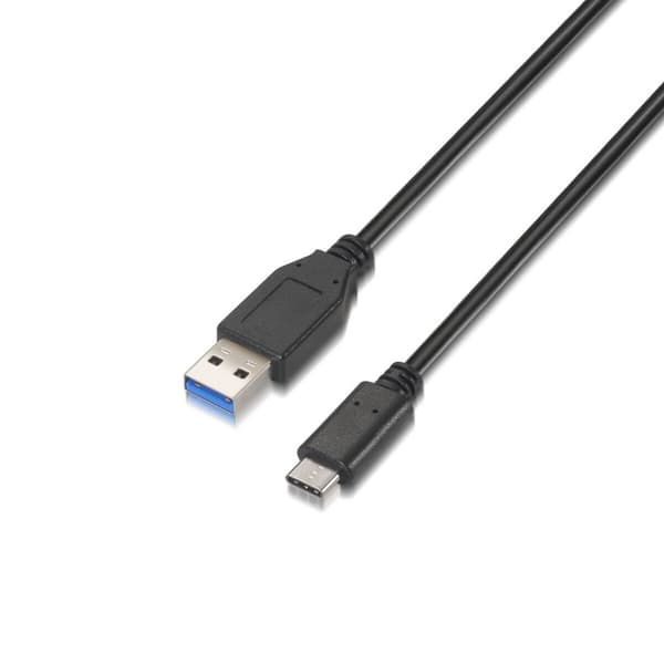 USB-C-kaapeli - USB Aisens A107-0060 Musta 1 m
