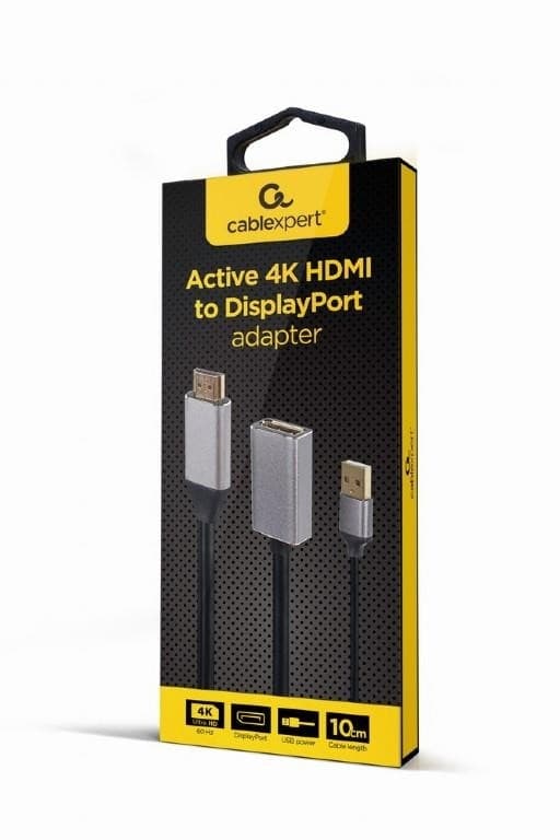 I/o-adapter hdmi til dp/black a-hdmim-dpf-02, Gembird