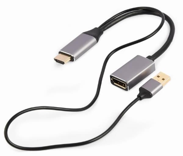 I/o-adapter hdmi til dp/black a-hdmim-dpf-02, Gembird