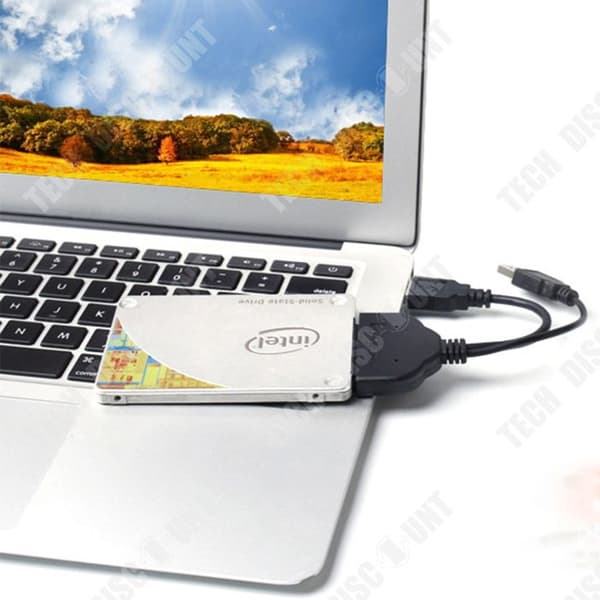 TD® Easy drive-kabel USB till 3.0-adapter extern SSD sata easy drive-kabel 2,5 tum bekväm enkel enhetskabel för kabeladapter