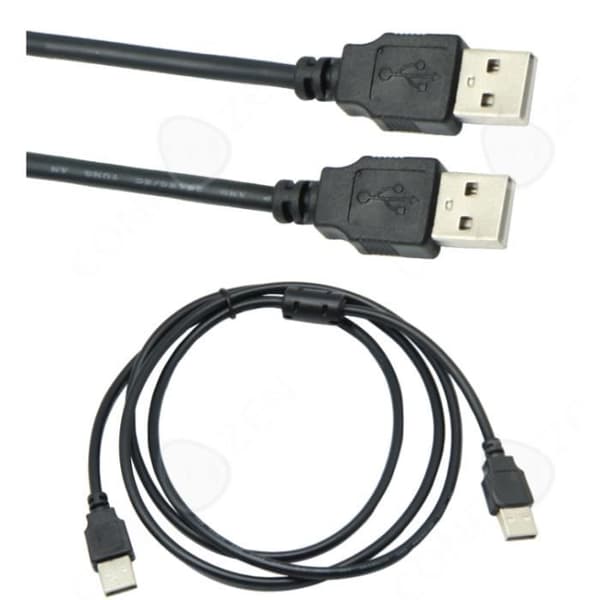 CONFO® USB 3.0 A till A-kabel 2 meter A hane till A hane datasladd Typ A/A förlängning för dator 2m