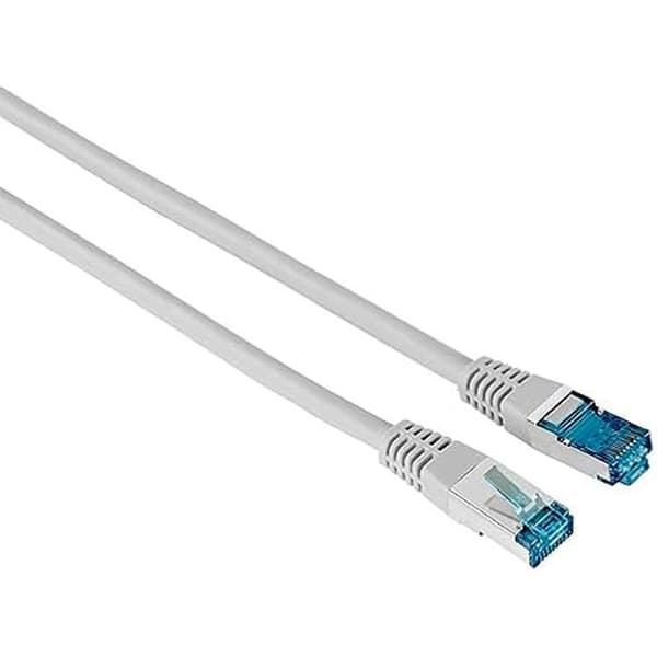 Nätverkskabel - HAMA - CA6 - 1,5 m - F/UTP - 1 Gbit/s - RJ45 grå