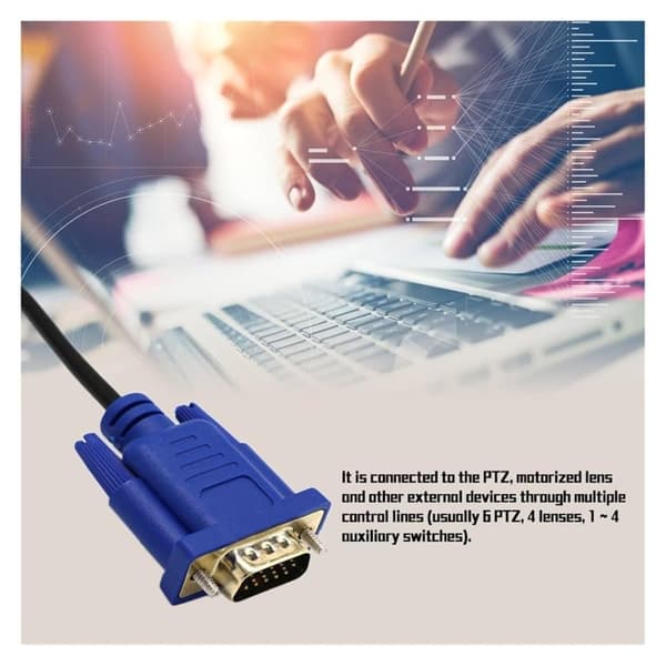 1M HDMI-yhteensopiva D-SUB-urosvideomainoksen TER-kaapelin johto, sovi yhteensopivaan televisioon PC-tietokoneeseen kestävä videomainoksen TER-kaapeli