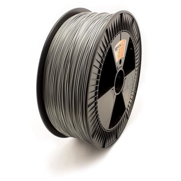 BASICFIL PLA 1,75 mm, 2,3 kg filament för 3D-utskrift, Silver - 175PLA2300SILVER