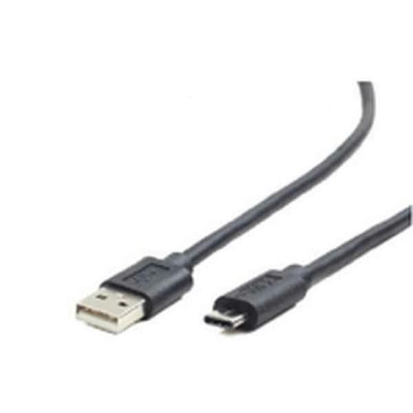 USB 2.0 A - USB-C kaapeli GEMBIRD CCP-USB2-AMCM-1M Musta 1 m