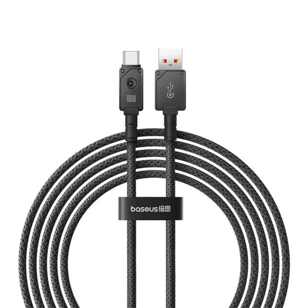 USB A till USB-C Kabel Baseus P10355801111-01 Svart 2 m