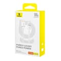 Miniatyrbillede 5 af 6: USB A til USB-C-kabel Baseus P10373002211-01 Hvid 2 m