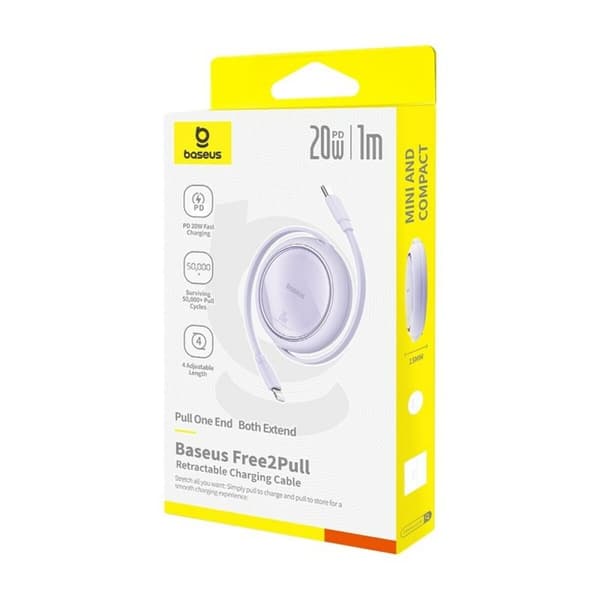 USB-C til Lightning-kabel Baseus P10364501511-00 Lilla 1 m