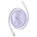 Miniatyrbillede 2 af 7: USB-C til Lightning-kabel Baseus P10364501511-00 Lilla 1 m