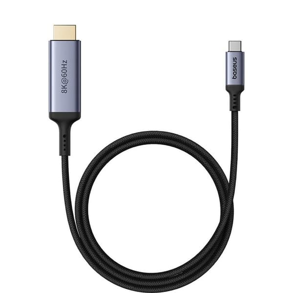 USB-C til HDMI-kabel Baseus B0063370G111-00 Sort 1,5 m