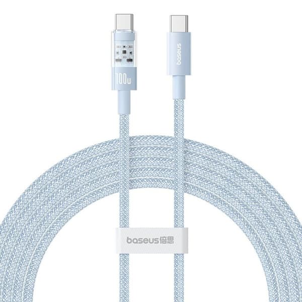 USB-C til USB-C-kabel Baseus P10373000311-01 Blå 2 m