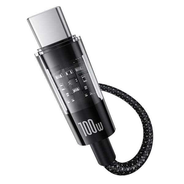 USB A - USB-C kaapeli Baseus P10373002111-00 Musta 1 m