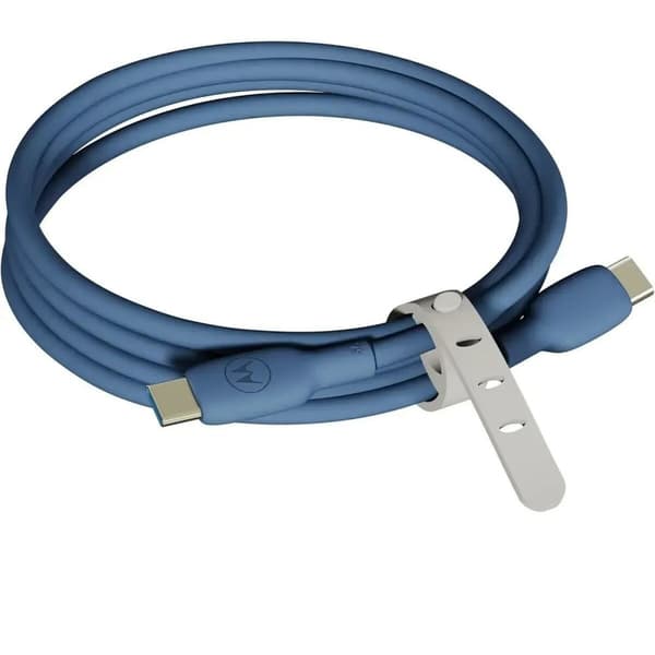 USB-C til USB-C-kabel Motorola SJCS0CCB20ET1-EU-BL Blå 2 m