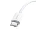 Miniatyrbillede 4 af 8: USB-C til USB-C-kabel Baseus P10365200211-00 Hvid 1 m