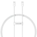 Miniatyrbillede 1 af 8: USB-C til USB-C-kabel Baseus P10365200211-00 Hvid 1 m