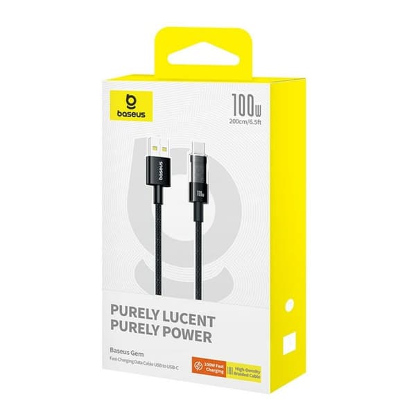 USB A til USB-C-kabel Baseus P10373002111-01 Sort 2 m