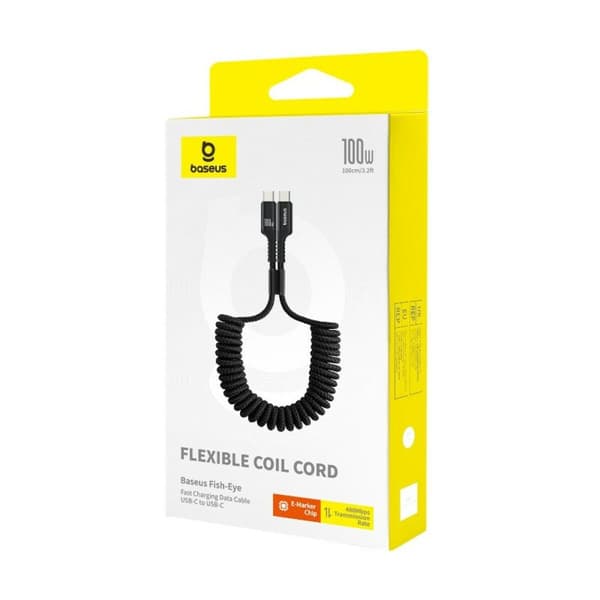USB-C til USB-C-kabel Baseus P10320203111-00 Sort 1 m