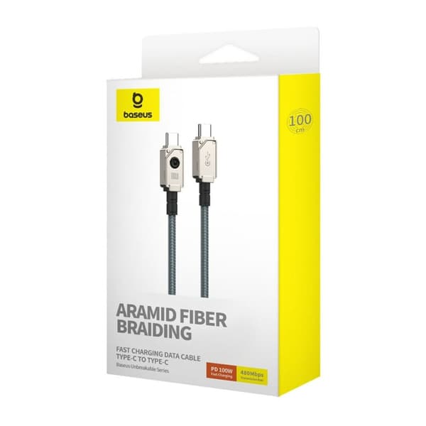 USB-C til USB-C-kabel Baseus P10355800221-00 Hvid 1 m