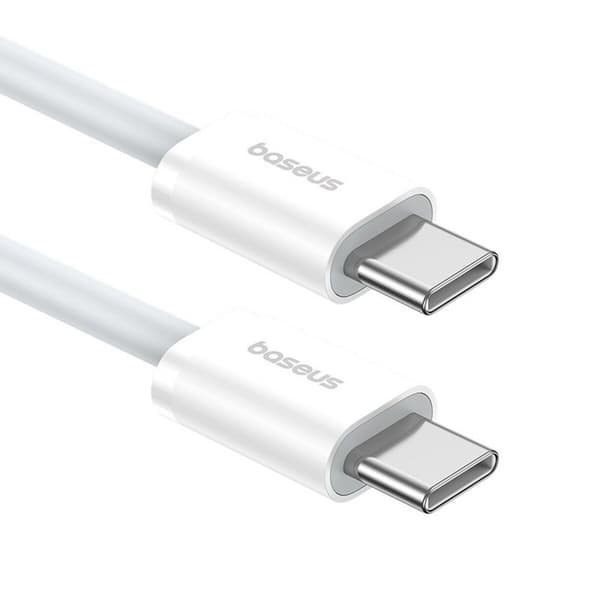 USB-C - USB-C kaapeli Baseus P10365200211-01 Valkoinen 2 m