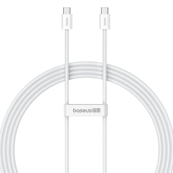 USB-C - USB-C kaapeli Baseus P10365200211-01 Valkoinen 2 m