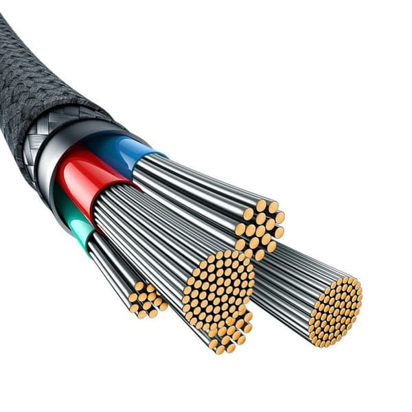Kabel USB-C till Lightning Baseus P10355803221-00 Vit Svart 1 m