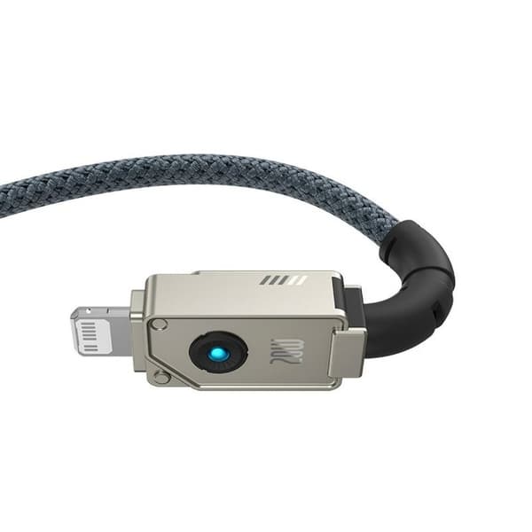 Kabel USB-C till Lightning Baseus P10355803221-00 Vit Svart 1 m