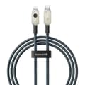 Miniatyrbild 1 av 8: Kabel USB-C till Lightning Baseus P10355803221-00 Vit Svart 1 m