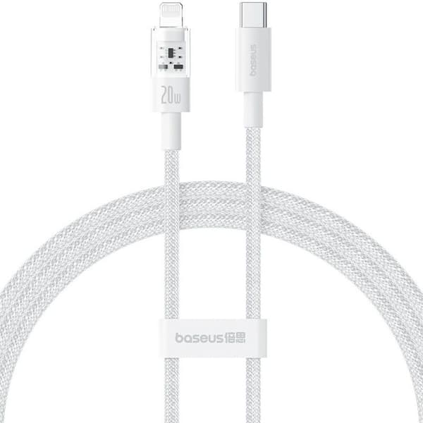 USB-C - Lightning kaapeli Baseus P10373001211-00 Valkoinen 1 m